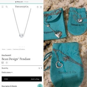 Tiffany necklaces and bracelet